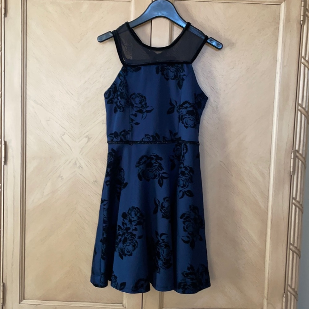 Zunie Navy Sleeveless Dress